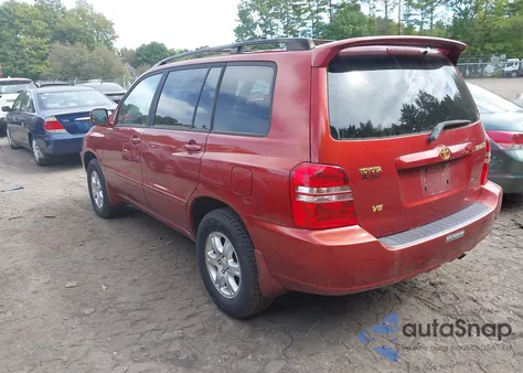 2003 Toyota Highlander V6 z USA, uszkodzony, nr VIN JTEGF21AX30114443